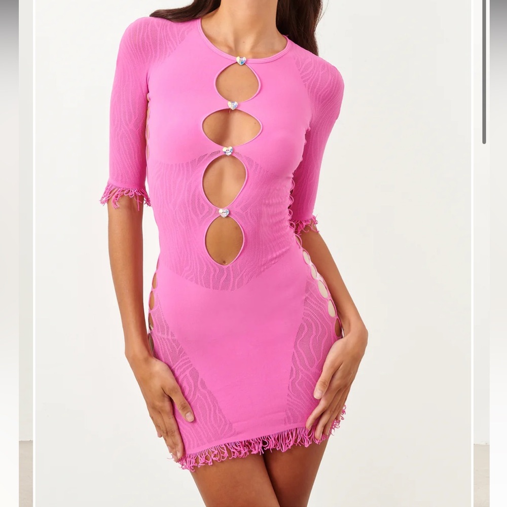 Miranda Dress in Fuchsia Poster Girl